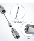 Heavy Duty Grease Needle Coupler High Pressure Nozzle Kit For Narrow Engine Lubrication with detachable needle