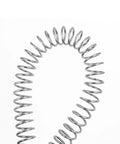 Compression spring, 304 stainless steel, 8 mm OD, 0.8 mm wire, 305 mm free length, silver