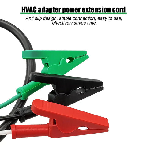 HVAC And Automotive Circuit Breaker Finder Accessory Kit with three core power adaptor cord and alligator clips