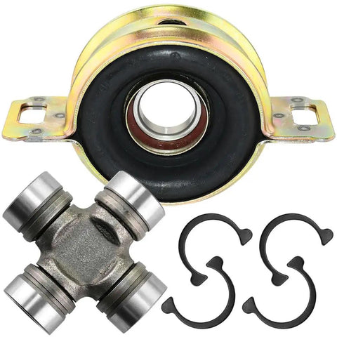 Heavy Duty Driveshaft Center Support Bearing And U Joint Kit For Toyota Tacoma 4WD 1995 2004, T100 1993 1998, And Tundra 2000 2006 Durable Carrier Bearing Set For Tough Off Road Rides And Easy Installation, center bearing and U-joint parts