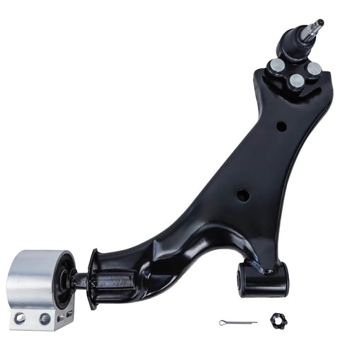 Chevy Equinox Front End Suspension Kit 6pc Replacement For 2010-2017 Includes Front Lower Control Arms With Ball Joints, Sway Bar End Links, And Outer Tie Rod Ends black control arm with ball joint