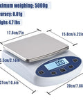 Pro Grade High Precision Lab Scale Balance Digital Analytical Scale 5000g Capacity With 0.01g Readout Electronic Scientific