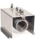 Front view of Cikroci IPC power speed resistor assembly in brushed aluminum enclosure with coil and terminal studs.