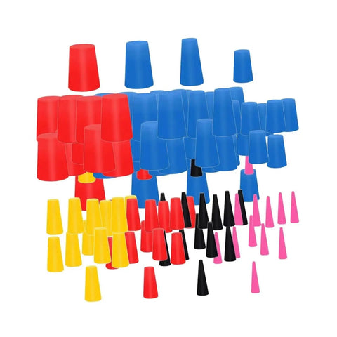 200 Piece High Heat Silicone Rubber Tapered Plug Kit Assortment With Durable Stopper Seals For Plumbing And Gasket Repair, Tough Wear Resistant Stoppers Ranging From One Sixteenth Inch To Five Eighth Inches That Will Hold Up In Any Job Or Home Project., assorted tapered silicone plugs in multiple sizes and colors