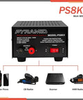 Compact Benchtop Power Supply For Home Labs With 6 Amp Linear Regulated 12V And 13.8V DC Outputs From 115V AC 100W Input
