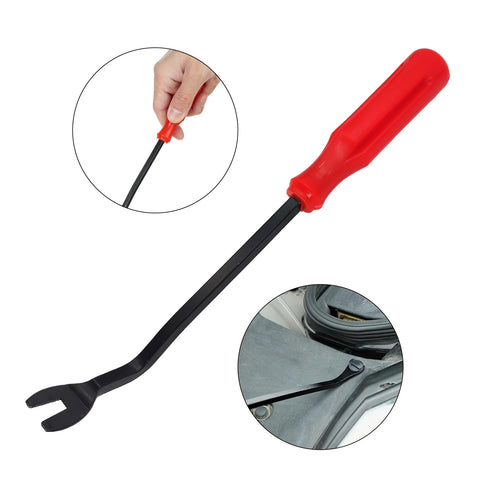 Jeep Wrangler Fender Clip Kit 161 Pieces tool with red handle and black pry end for removing push pins and clips