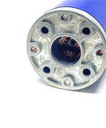 Close-up view of 36 Mm Planetary Gearbox For 550 Dc Motor High Ratio 516, showcasing metal components and gear details.