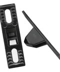 Stainless Steel Sliding Door Keepers For Sliding Glass Doors With Mounting Screws Black Finish Durable Corrosion Resistant