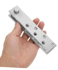 Person holding Hidden Door Pivot Hinges For Bookcases And Cabinets Heavy Duty Stainless Steel System