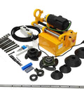 BEILOCKERY 110V hole drilling machine with 1500W motor; yellow base and accessory kit for Ф45-Ф180mm holes