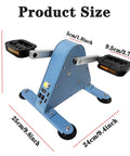 Dimensions of 100W Portable Foot Pedal Generator With Hand Crank DC 1 To 35V Emergency Power Supply For Home And Outdoor Use