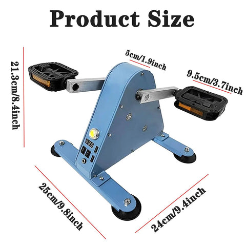 Dimensions of 100W Portable Foot Pedal Generator With Hand Crank DC 1 To 35V Emergency Power Supply For Home And Outdoor Use