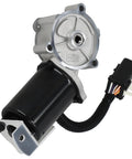 Transfer Case Shift Motor 600-802 For 4WD Drop-In Replacement Fits Ford Expedition 1997-2002, F-150 1996-2003, F-150 Heritage 2004, F-250 1996-1999, F-250 HD 1997, Lobo 2001-2003, Lincoln Navigator 1999-2002 silver and black with wiring connector