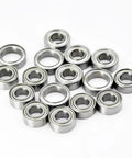 Top-Notch Miniature Ball Bearings Kit For 1/10 RC Cars Sealed Radial Bearings With Deep Groove Upgrade Parts 16Pcs TT02 TT-02 TT02D TT-02D Compatible, 16 metal bearings