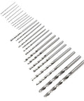 Micro Drill Bit Set For Jewelry And Watches, Precision Straight Shank Mini Bits For Power Tools, displayed in various sizes
