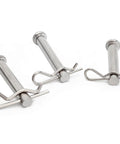 10 Pack Cotter Pins And Hairpin Spring Fasteners Kit For Auto And Engineering Use Galvanized R Clips Retaining Pins 4x75mm Quick Install