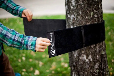Pro Grade Heavy Duty Tree Protectors For Slacklines And Zip Lines 72 Inch Long Set Of Two With Anti Slip Guide Straps And Hook