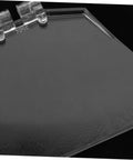 Close-up of 4 pack transparent bench grinder guard shields eye shield replacement for workshop use, durable protective covers