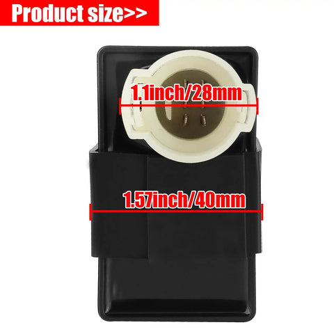 CDI Box Replacement Fits Honda ATC 110 125M 200 200M 200S 200X 250R And TRX200 Quad Bikes 1983 1984 1985 with size dimensions