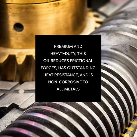 EP Lube 70 Premium ISO 150 Industrial Gear Oil For Heavy Duty Machinery, Extreme Pressure Protection, Smooth Shifts, Longer Gear Lifespan, And Reliable Performance, 5 Gallons on industrial gears