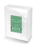 Heavy Duty Vacuum Sealer Bags Go To Food Storage, Pre Cut 4x6 Inch Sealable Bags, Boil Safe To 280F, Freezable, Reusable And Resizable, Clear Heat Seal Pouches, 100 Count package front view.