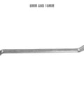 Dual Size Brake Bleeder Wrench for 8mm and 10mm Bleeder Screws, Heavy Duty S2 Steel, Offset Handle, shown flat on white background