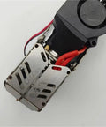 Heavy Duty 3D Printer Pellet Extruder DIY Kit showing stainless steel nozzle and wiring details for custom filament making.