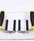 Heavy Duty Angle Adjustable Tile Sucker For Quick Drywall And Glass Handling Lightweight Lifter With Rubber Alloy Grip Safe Carrier Tool with rubber grips.
