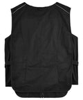Cooling Vest With Four Ice Packs, Lightweight Workwear Cooling System, Quick Recharge, back view, size Large XL, Chill Its 6260.