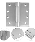 Heavy Duty Stainless Steel Self Closing Door Hinges With Adjustable Silent Operation for interior and exterior doors, front view