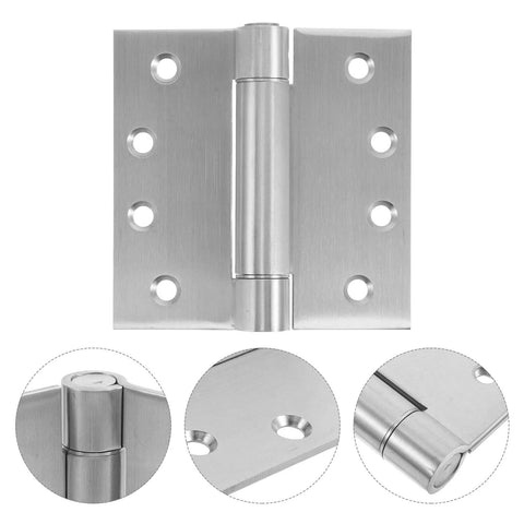Heavy Duty Stainless Steel Self Closing Door Hinges With Adjustable Silent Operation for interior and exterior doors, front view