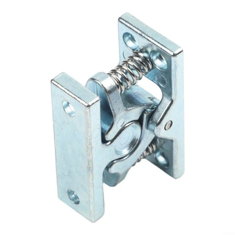 Heavy Duty Zinc Alloy Door Bumper Catch With Spring Loaded Design For Easy One Hand Operation and Double Roller Safety Latch System.