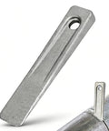6 Inch Steel Wedge For Setup And Leveling In Welding Planers Shapers Milling Machines And Similar Equipment High Precision Durable Steel Wedge For Pipe Fitting Alignment And Assembly 1 Pack