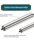 Heavy Duty Stainless Steel Kitchen Utensils Set With Easy Grip Handles Pro Level for Baking featuring a rustproof conveyor roller.