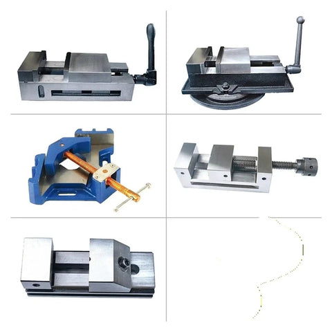 Heavy Duty Milling Vise For CNC Milling And Grinding With Quick Adjust Jaw Width And Precision Clamping Reliable Tool Accessory