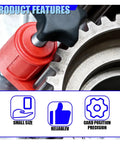 Close-up of the Professional Nine Piece Universal Dual Camshaft Locking Kit With Tight No Fuss Engine Timing Sprocket Alignment Bars.