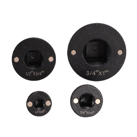 Heavy Duty Socket Adapter Kit 4PCS With Magnetized Design For Tight Spaces Perfect For Mechanics And Car Repairs Including 3/8 To1/2 And Other Sizes For Easy Use And Compact Storage, four magnetic socket adapters