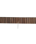 Brown Lawn And Landscape Border Edging For Garden Beds And Walkways With Flexible Design, Easy To Install With Built In Connector Pin, Create Any Length On The Fly, Durable Natural Wood Look For Edges And Borders, Eight Pack