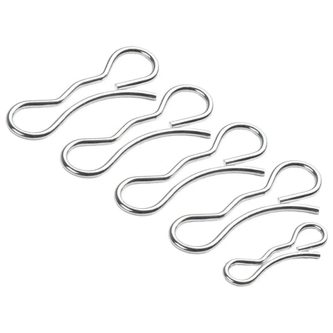 Deck Linkage Clip Kit Replacement Parts With Bow Tie Lock Cotter Pins, Includes Four Seven Sixteenths Inch Pins And One Five Sixteenths Inch Pin, Compatible With 532194208 And 532194209, Great For Do It Yourself Repairs And Upgrades