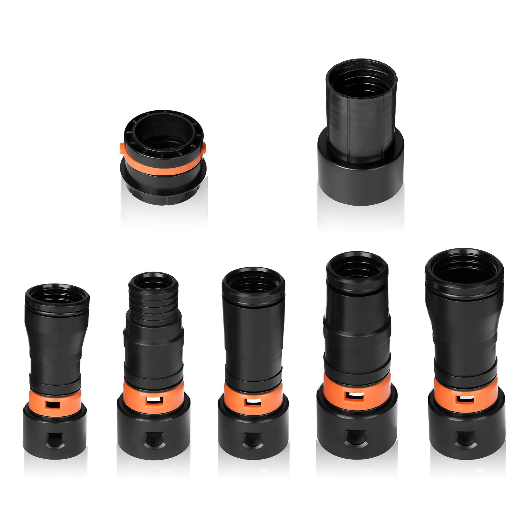 Seven Piece Universal Vacuum Hose Adapter Kit for Vacuums
