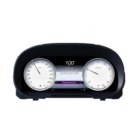 12.3 Inch LCD Dash Instrument Cluster Upgrade For Vito 2024 Style Digital Speedometer Display With Built In Circuitry, Stable Idle Performance, Quick Response Gauges, Clear Readout, And A Slick Modern Dash, front view