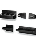 Garage Ready Magnetic Toolbox Shelf And Tray Set For Workshop Four Piece Tray System with trays, paper towel holders, spray can holders