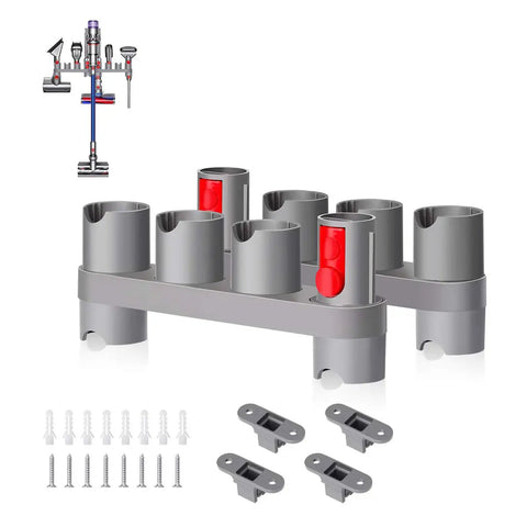 Wall Mount Accessory Holder For V7 Through V15 Vacuum Attachments Docking Station Organizer with screws and adapters