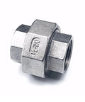 Rock Solid 304 Stainless Steel Coupling Union Pipe Connector featuring female to female threads, ideal for plumbing.