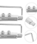 Heavy Duty 2 Piece Broken Valve Screw Extractor Kit Made From Premium Stainless Steel For Effortless Faucet Removal And Pipe Thread Repair Jobs Made Easy, set view