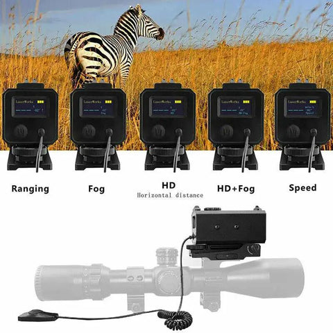 Mini Tactical Laser Rangefinder Dead Nuts Reliable For Field Hunting And Shooting With Legit Precise Yardage Meter Optimally Engineered As Archery Crossbow Sight Mate Finder