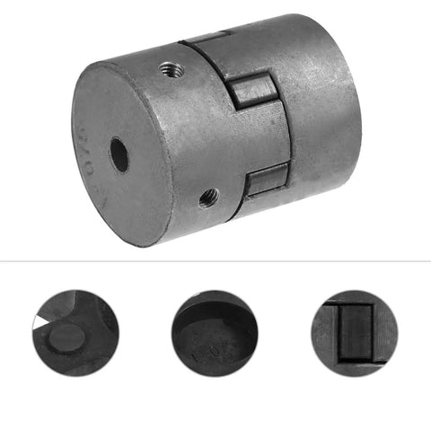 Check Out This 3 Piece Black L075 Jaws Coupler Set With Rubber Spider Inserts Perfect Buffer For CNC Lathe And Motor Pump Connections Easy Hook Up, black metal coupling