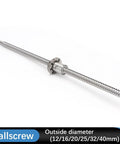 Ball Screw Nut Set For SFU4005 SFU4010 Series With Rails Pro Grade Linear Motion Kit 300 To 1500mm Length 1 Piece Compatible