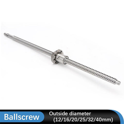 Ball Screw Nut Set For SFU4005 SFU4010 Series With Rails Pro Grade Linear Motion Kit 300 To 1500mm Length 1 Piece Compatible