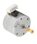 Smooth Running 3 Speed Turntable Motor Replacement, DC 12V Brush Electric for Record Player, showing a small silver motor.